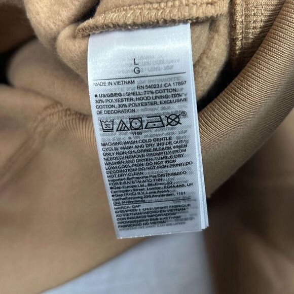 GAP x Dapper Dan DAP Logo Limited Edition Brown Hoodie Pullover Men Size Large - Picture 7 of 9